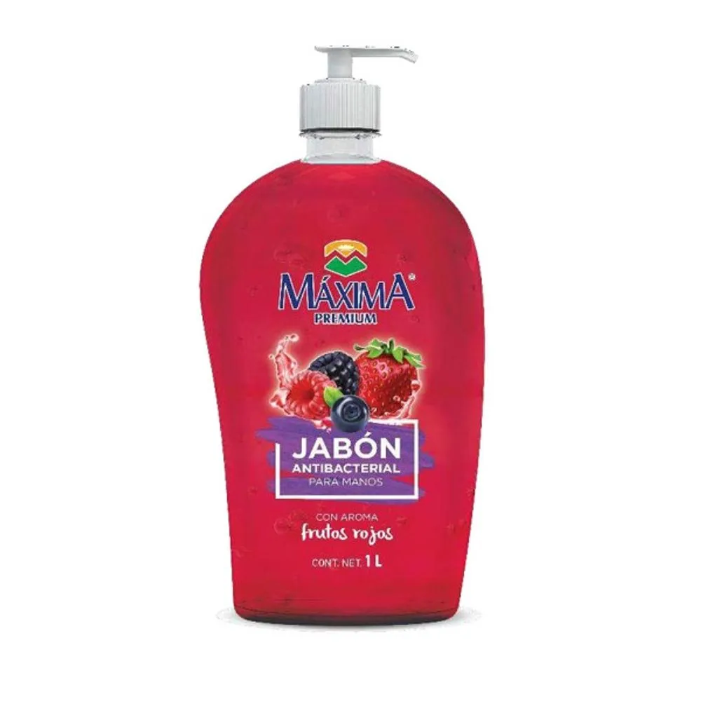 Máxima Jabón Antibacterial Frutos Rojos
